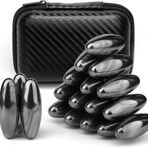 Fidget Toy Science Kits Magnets Hematite Stone Rattlesnake Eggs Stress Relief D4